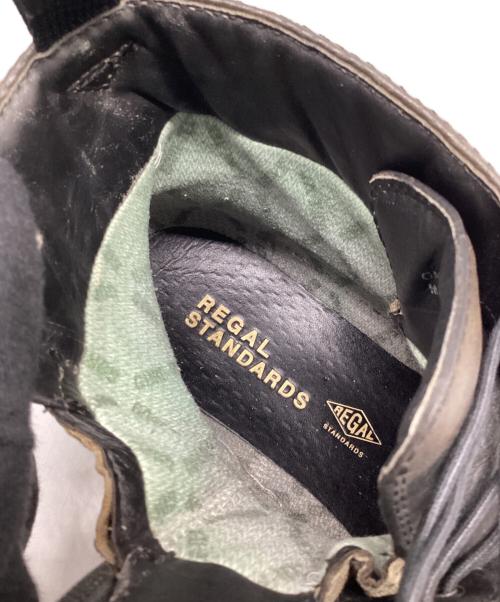 REGAL STANDARDS（リーガルスタンダーズ）REGAL STANDARDS (リーガルスタンダーズ) ウィングチップブーツ ブラック サイズ:25 1/2の古着・服飾アイテム