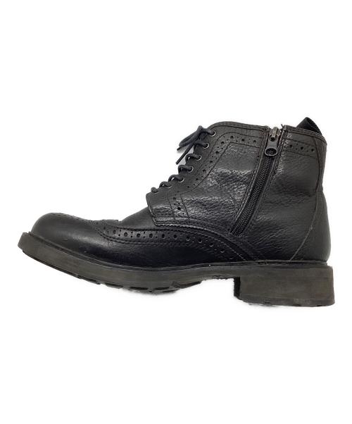 REGAL STANDARDS（リーガルスタンダーズ）REGAL STANDARDS (リーガルスタンダーズ) ウィングチップブーツ ブラック サイズ:25 1/2の古着・服飾アイテム