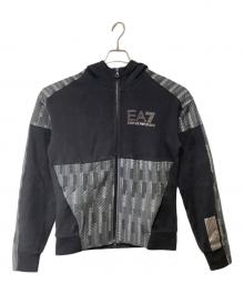 EMPORIO ARMANI（エンポリオ アルマーニ）の古着「ジップパーカー」｜ブラック