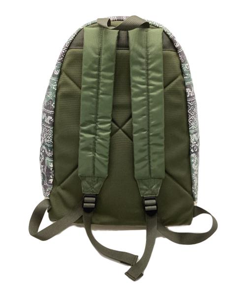 PORTER（ポーター）PORTER (ポーター) stussy (ステューシー) reyn spooner (レイン スプナー) リュック グリーン×アイボリーの古着・服飾アイテム