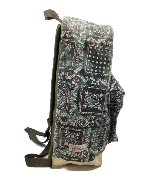 PORTER（ポーター）PORTER (ポーター) stussy (ステューシー) reyn spooner (レイン スプナー) リュック グリーン×アイボリーの古着・服飾アイテム