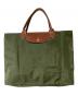 LONGCHAMP（ロンシャン）の古着「トートバッグ」｜オリーブ