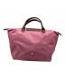 LONGCHAMP (ロンシャン) 折りたたみバッグ ピンク：5000円
