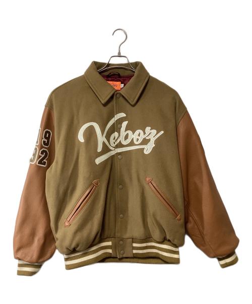 KEBOZ（ケボズ）KEBOZ (ケボズ) スタジャン ブラウン サイズ:Mの古着・服飾アイテム
