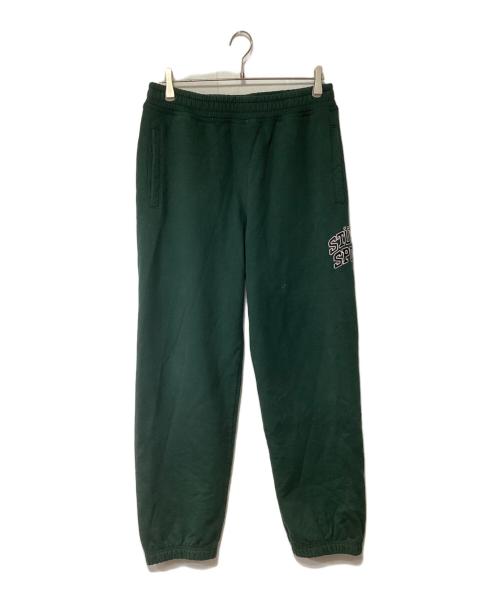 stussy（ステューシー）stussy (ステューシー) スウェットパンツ グリーン サイズ:Sの古着・服飾アイテム