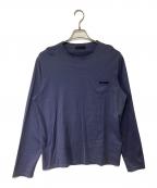 PRADAプラダ）の古着「ロングスリーブTシャツ」｜ブルー
