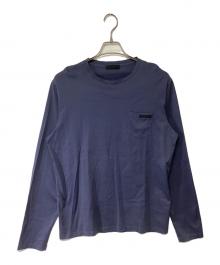 PRADA（プラダ）の古着「ロングスリーブTシャツ」｜ブルー