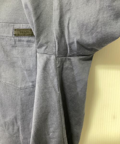 PRADA（プラダ）PRADA (プラダ) ロングスリーブTシャツ ブルー サイズ:Lの古着・服飾アイテム