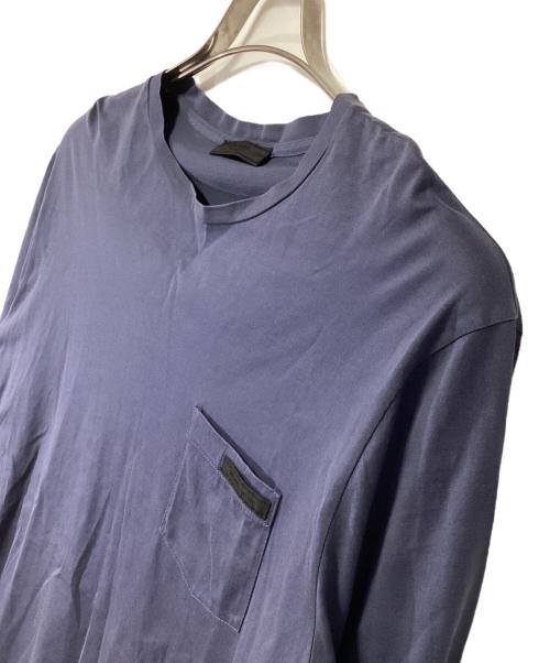 PRADA（プラダ）PRADA (プラダ) ロングスリーブTシャツ ブルー サイズ:Lの古着・服飾アイテム