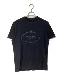 PRADA（プラダ）の古着「半袖Tシャツ」｜ブラック