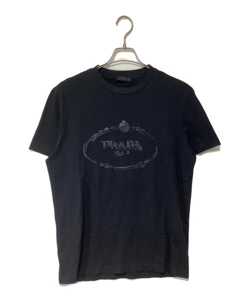 PRADA（プラダ）PRADA (プラダ) 半袖Tシャツ ブラック サイズ:XLの古着・服飾アイテム