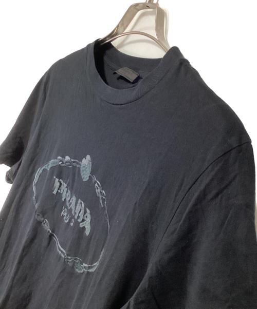 PRADA（プラダ）PRADA (プラダ) 半袖Tシャツ ブラック サイズ:XLの古着・服飾アイテム