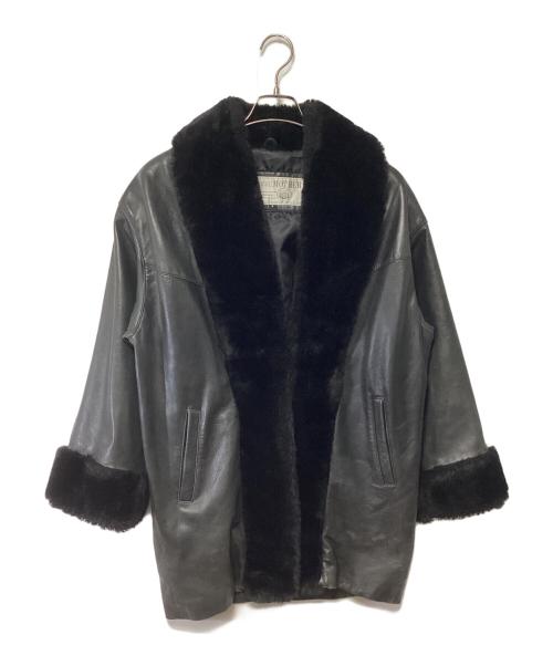 HARAJUKU MOTHER（ハラジュクマザー）HARAJUKU MOTHER (ハラジュクマザー) レザーコート ブラック サイズ:Fの古着・服飾アイテム