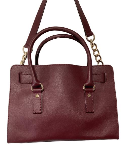 MICHAEL KORS（マイケルコース）MICHAEL KORS (マイケルコース) 2WAYバッグ ボルドーの古着・服飾アイテム