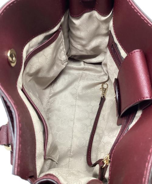 MICHAEL KORS（マイケルコース）MICHAEL KORS (マイケルコース) 2WAYバッグ ボルドーの古着・服飾アイテム