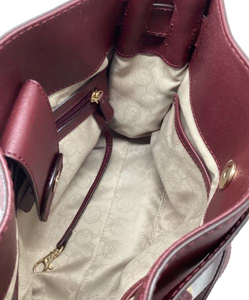 MICHAEL KORS（マイケルコース）MICHAEL KORS (マイケルコース) 2WAYバッグ ボルドーの古着・服飾アイテム
