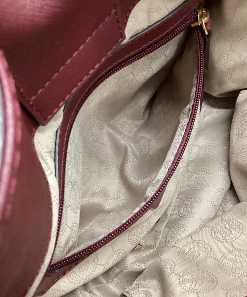 MICHAEL KORS（マイケルコース）MICHAEL KORS (マイケルコース) 2WAYバッグ ボルドーの古着・服飾アイテム
