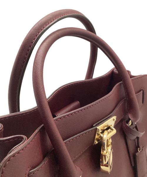MICHAEL KORS（マイケルコース）MICHAEL KORS (マイケルコース) 2WAYバッグ ボルドーの古着・服飾アイテム
