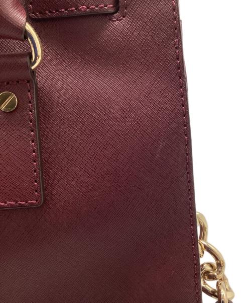 MICHAEL KORS（マイケルコース）MICHAEL KORS (マイケルコース) 2WAYバッグ ボルドーの古着・服飾アイテム
