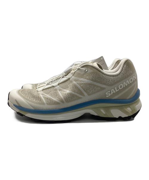 SALOMON（サロモン）SALOMON (サロモン) ローカットスニーカー ベージュ×ホワイト×スカイブルー サイズ:28の古着・服飾アイテム