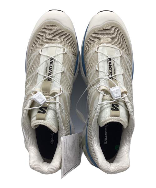 SALOMON（サロモン）SALOMON (サロモン) ローカットスニーカー ベージュ×ホワイト×スカイブルー サイズ:28の古着・服飾アイテム