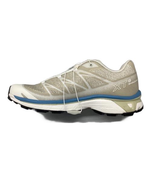 SALOMON（サロモン）SALOMON (サロモン) ローカットスニーカー ベージュ×ホワイト×スカイブルー サイズ:28の古着・服飾アイテム