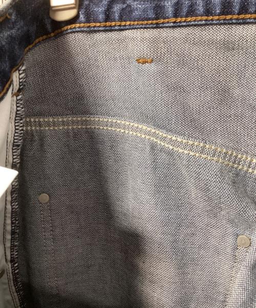 Wrangler（ラングラー）Wrangler (ラングラー) UNFOLLOW/FOLL (アンフォロー) ワイドデニムパンツ ブルー サイズ:Sの古着・服飾アイテム