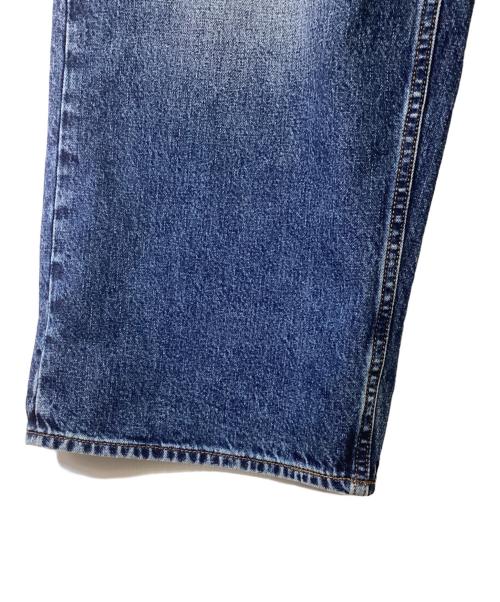 Wrangler（ラングラー）Wrangler (ラングラー) UNFOLLOW/FOLL (アンフォロー) ワイドデニムパンツ ブルー サイズ:Sの古着・服飾アイテム