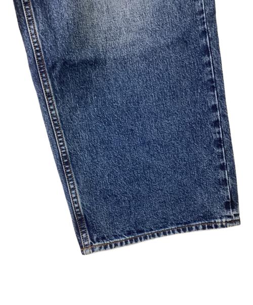 Wrangler（ラングラー）Wrangler (ラングラー) UNFOLLOW/FOLL (アンフォロー) ワイドデニムパンツ ブルー サイズ:Sの古着・服飾アイテム