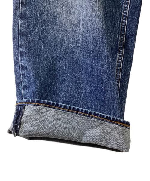 Wrangler（ラングラー）Wrangler (ラングラー) UNFOLLOW/FOLL (アンフォロー) ワイドデニムパンツ ブルー サイズ:Sの古着・服飾アイテム