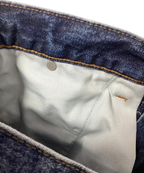 Wrangler（ラングラー）Wrangler (ラングラー) UNFOLLOW/FOLL (アンフォロー) ワイドデニムパンツ ブルー サイズ:Sの古着・服飾アイテム