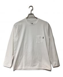 THE NORTH FACE（ザ ノース フェイス）の古着「長袖カットソー」｜ホワイト