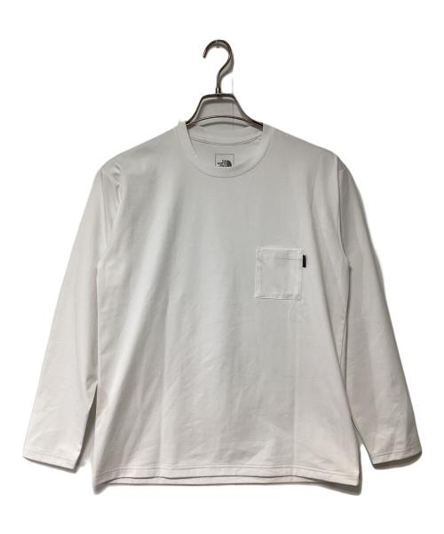THE NORTH FACE（ザ ノース フェイス）THE NORTH FACE (ザ ノース フェイス) 長袖カットソー ホワイト サイズ:Sの古着・服飾アイテム