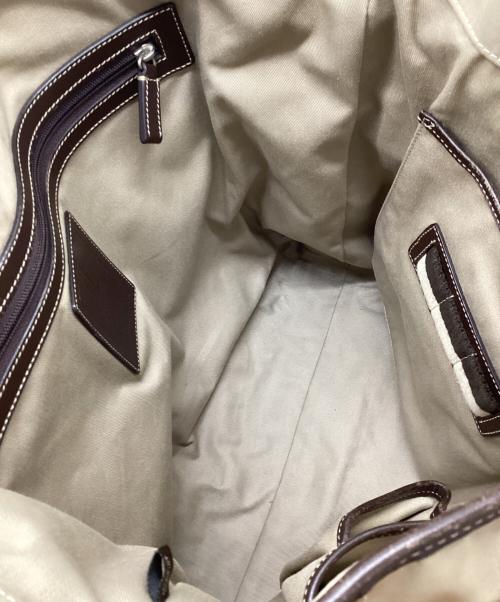 COACH（コーチ）COACH (コーチ) 2WAYトートバッグ ベージュ×ブラウンの古着・服飾アイテム
