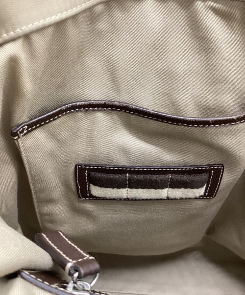 COACH（コーチ）COACH (コーチ) 2WAYトートバッグ ベージュ×ブラウンの古着・服飾アイテム