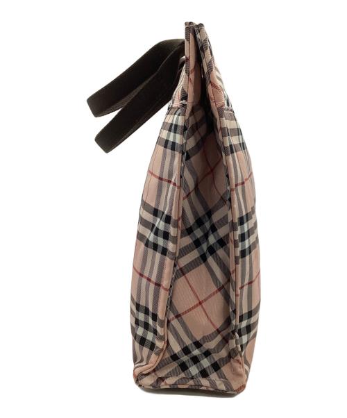 BURBERRY BLUE LABEL（バーバリー ブルー レーベル）BURBERRY BLUE LABEL (バーバリー ブルー レーベル) ハンドバッグ ピンクの古着・服飾アイテム