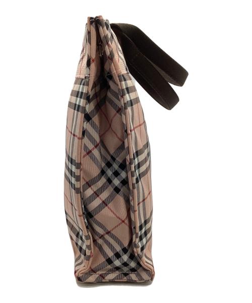 BURBERRY BLUE LABEL（バーバリー ブルー レーベル）BURBERRY BLUE LABEL (バーバリー ブルー レーベル) ハンドバッグ ピンクの古着・服飾アイテム
