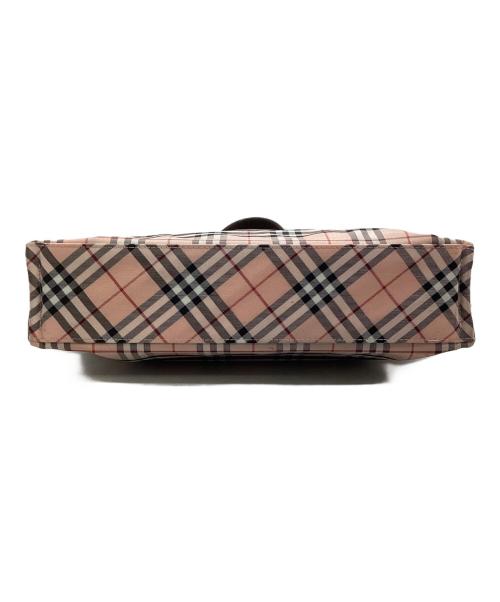 BURBERRY BLUE LABEL（バーバリー ブルー レーベル）BURBERRY BLUE LABEL (バーバリー ブルー レーベル) ハンドバッグ ピンクの古着・服飾アイテム