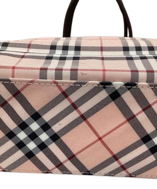 BURBERRY BLUE LABEL（バーバリー ブルー レーベル）BURBERRY BLUE LABEL (バーバリー ブルー レーベル) ハンドバッグ ピンクの古着・服飾アイテム