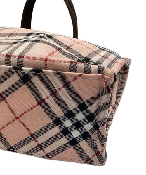 BURBERRY BLUE LABEL（バーバリー ブルー レーベル）BURBERRY BLUE LABEL (バーバリー ブルー レーベル) ハンドバッグ ピンクの古着・服飾アイテム