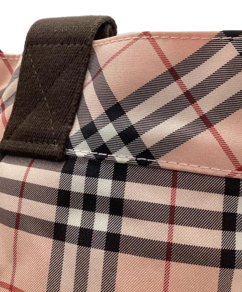 BURBERRY BLUE LABEL（バーバリー ブルー レーベル）BURBERRY BLUE LABEL (バーバリー ブルー レーベル) ハンドバッグ ピンクの古着・服飾アイテム