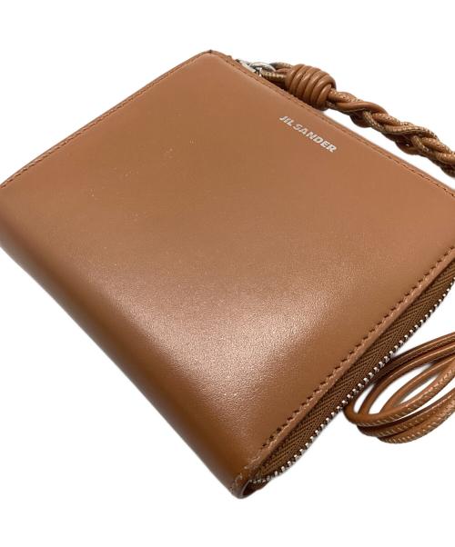 JIL SANDER（ジルサンダー）JIL SANDER (ジルサンダー) カードケース ブラウンの古着・服飾アイテム