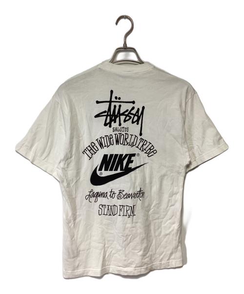 NIKE（ナイキ）NIKE (ナイキ) stussy (ステューシー) 半袖Tシャツ ホワイト サイズ:XSの古着・服飾アイテム