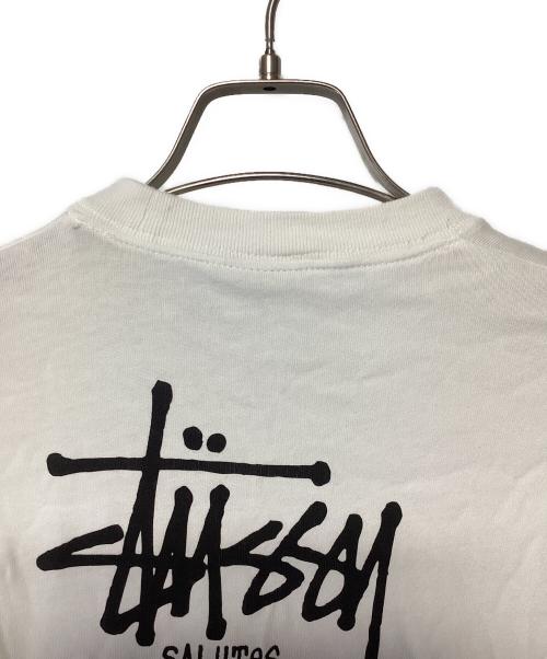 NIKE（ナイキ）NIKE (ナイキ) stussy (ステューシー) 半袖Tシャツ ホワイト サイズ:XSの古着・服飾アイテム