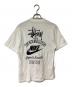 NIKE (ナイキ) stussy (ステューシー) 半袖Tシャツ ホワイト サイズ:XS：10000円