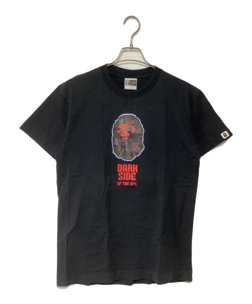 A BATHING APE（アベイシングエイプ）A BATHING APE (アベイシングエイプ) 半袖カットソー ブラック サイズ:Lの古着・服飾アイテム
