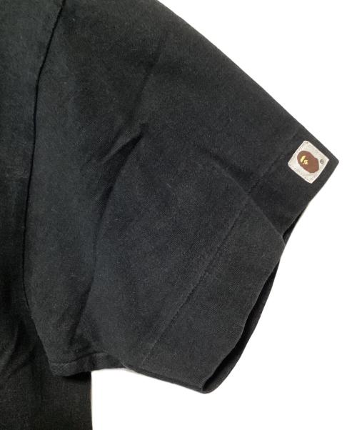 A BATHING APE（アベイシングエイプ）A BATHING APE (アベイシングエイプ) 半袖カットソー ブラック サイズ:Lの古着・服飾アイテム