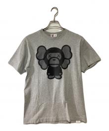 BABY MiLO×KAWS（ベビーマイロ×カウズ）の古着「半袖カットソー」｜グレー