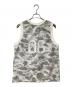 A BATHING APE (アベイシングエイプ) #06ゲームシャツ ホワイト×グレー サイズ:L：10000円