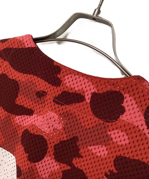 A BATHING APE（アベイシングエイプ）A BATHING APE (アベイシングエイプ) #88ゲームシャツ レッド サイズ:Mの古着・服飾アイテム
